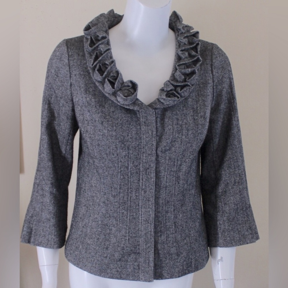 Saks Fifth Avenue Rosebud Blazer Jacket sz 14